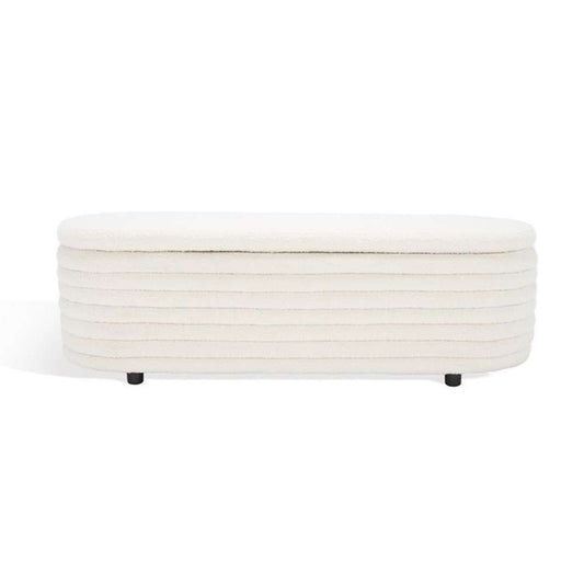 Safavieh - Jaymie Storage Bench - Ivory - Black - SFV5040B veiw 2