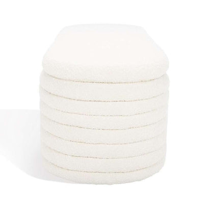 Safavieh - Jaymie Storage Bench - Ivory - Black - SFV5040B veiw 5