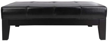 Safavieh - Jordan Cocktail Ottoman - Black - HUD4066B veiw 1