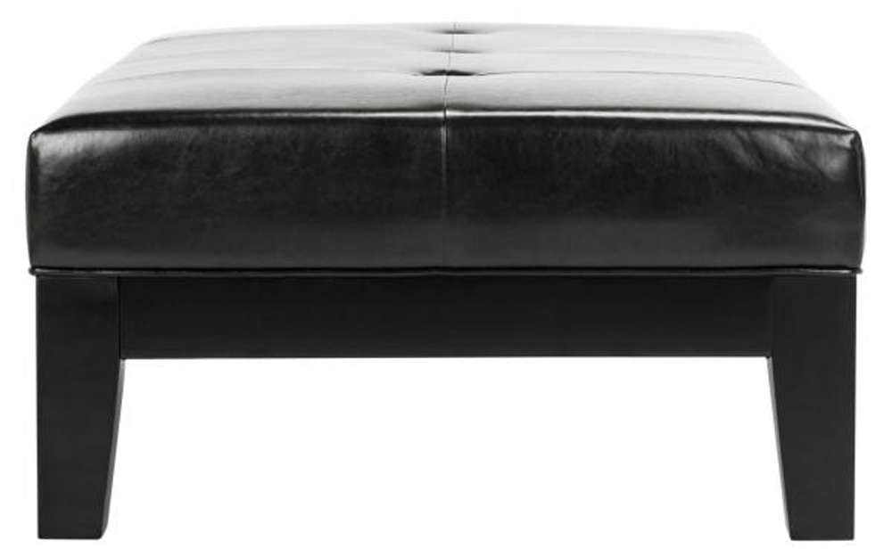 Safavieh - Jordan Cocktail Ottoman - Black - HUD4066B veiw 4