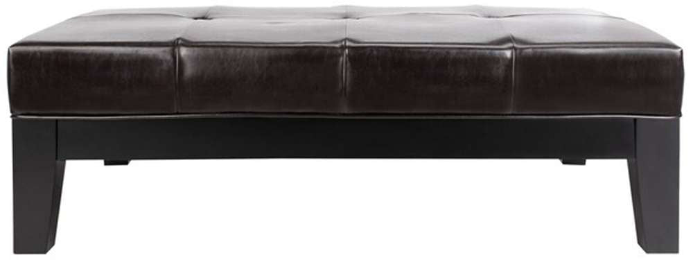 Safavieh - Jordan Cocktail Ottoman - Brown - HUD4066A veiw 1