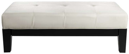 Safavieh - Jordan Cocktail Ottoman - Off White - HUD4066C veiw 1