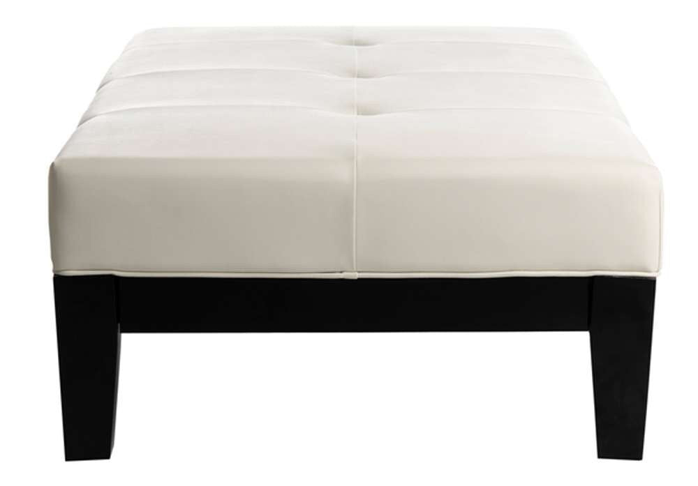 Safavieh - Jordan Cocktail Ottoman - Off White - HUD4066C veiw 3