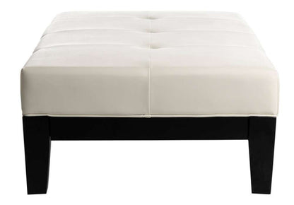 Safavieh - Jordan Cocktail Ottoman - Off White - HUD4066C veiw 3