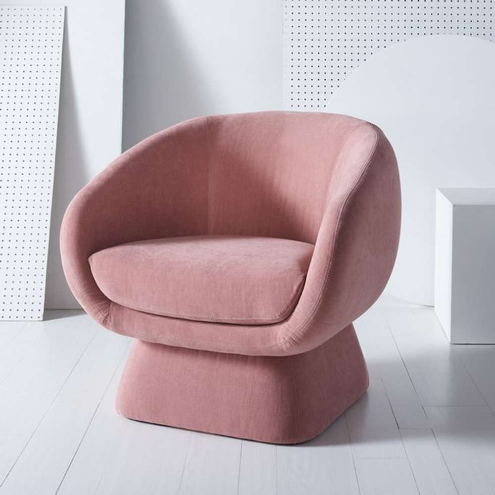 Safavieh - Kiana Modern Accent Chair - Dusty Rose - SFV4527A veiw 2
