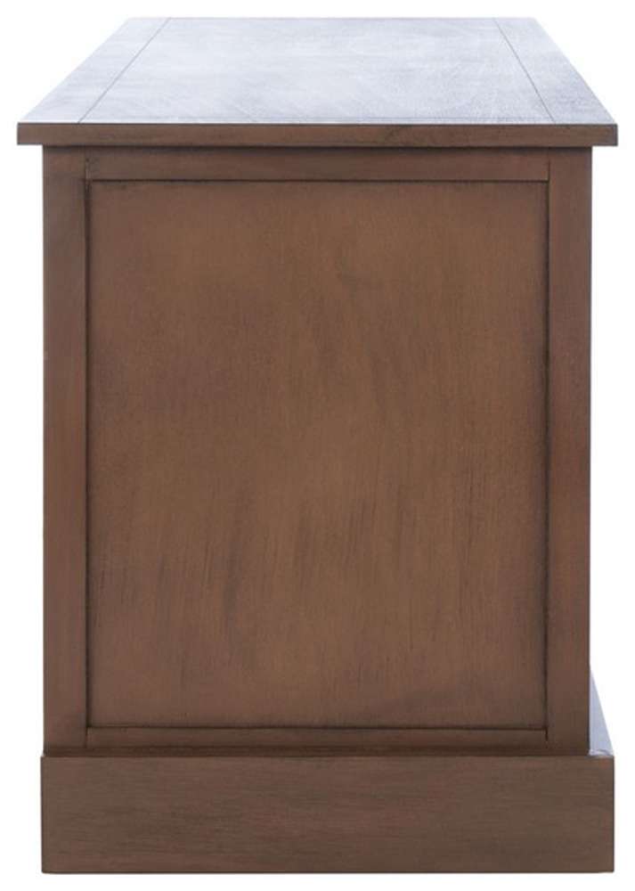 Safavieh - Landers 4 Drw Media Stand - Brown - MED5704C veiw 3