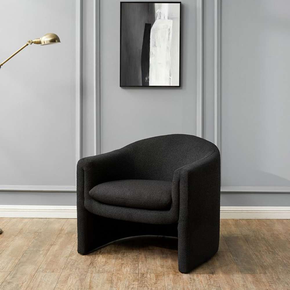 Safavieh - Laylette Accent Chair - Black - SFV4771G veiw 3