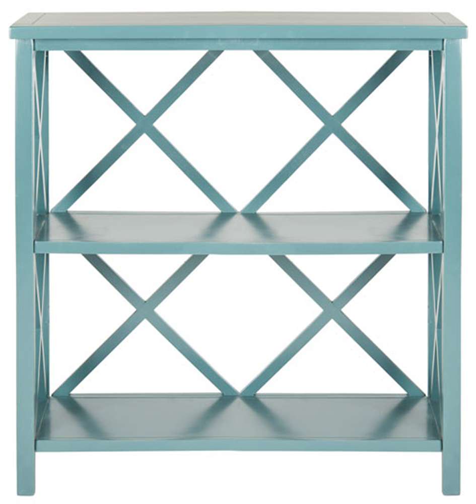 Safavieh - Liam Open Bookcase - Teal - AMH6536E veiw 1