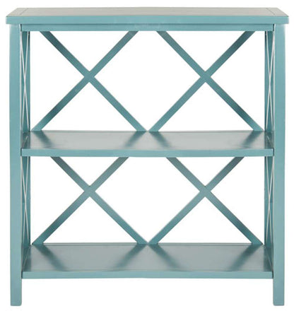 Safavieh - Liam Open Bookcase - Teal - AMH6536E veiw 1