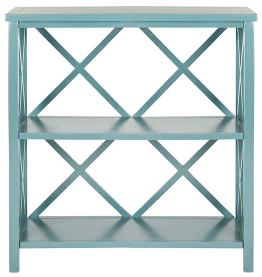 Safavieh - Liam Open Bookcase - Teal - AMH6536E veiw 1