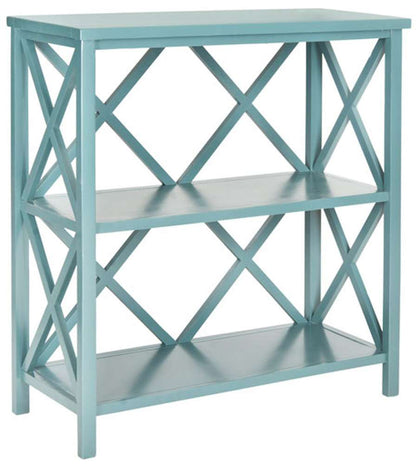 Safavieh - Liam Open Bookcase - Teal - AMH6536E veiw 3