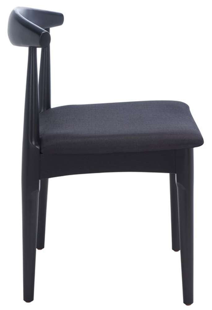 Safavieh - Lionel Retro Dining Chair - Black  (Set of 2) - DCH1003B-SET2 veiw 4