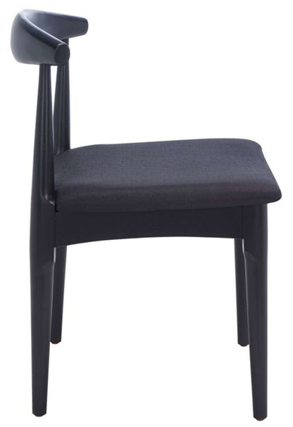 Safavieh - Lionel Retro Dining Chair - Black  (Set of 2) - DCH1003B-SET2 veiw 4