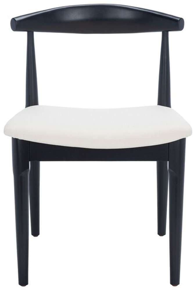 Safavieh - Lionel Retro Dining Chair - Black - White  (Set of 2) - DCH1003C-SET2 veiw 1
