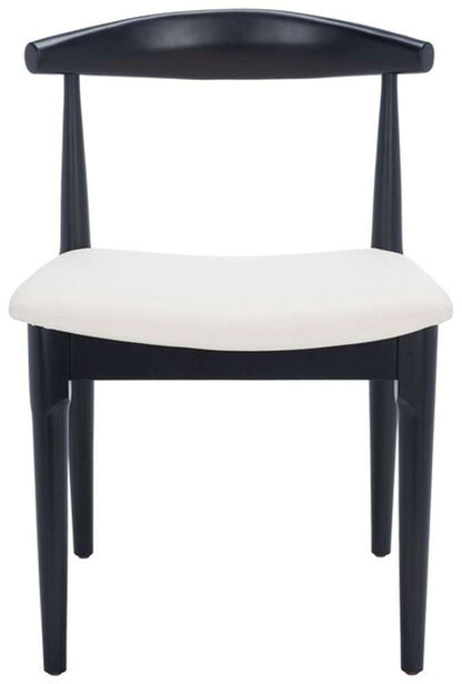 Safavieh - Lionel Retro Dining Chair - Black - White  (Set of 2) - DCH1003C-SET2 veiw 1