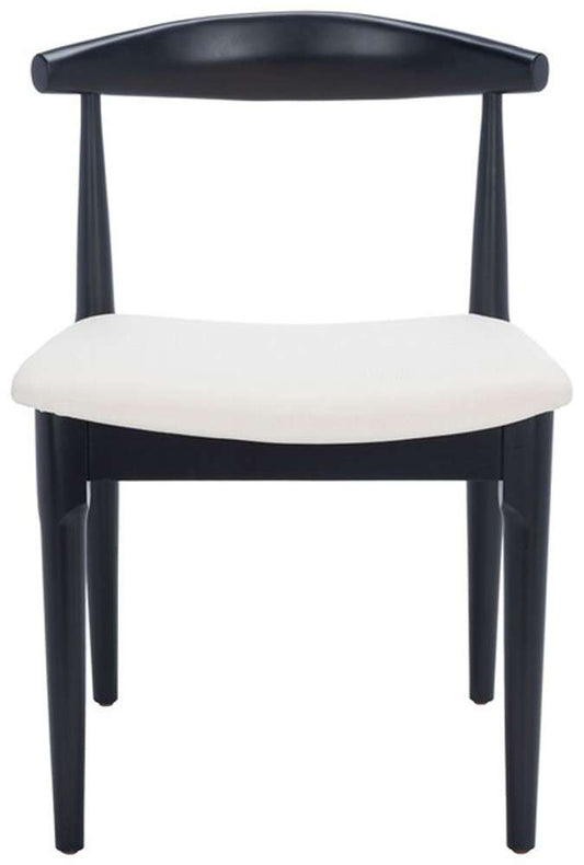 Safavieh - Lionel Retro Dining Chair - Black - White  (Set of 2) - DCH1003C-SET2 veiw 1