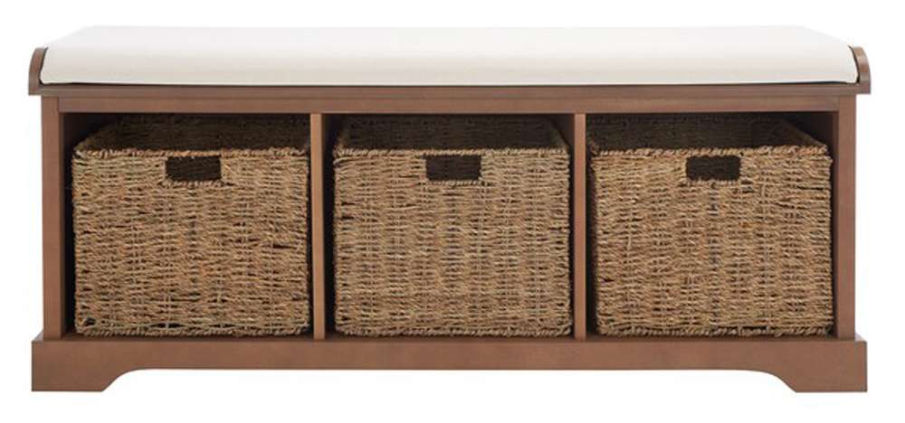 Safavieh - Lonan Storage Bench - Sepia - AMH5733B veiw 1