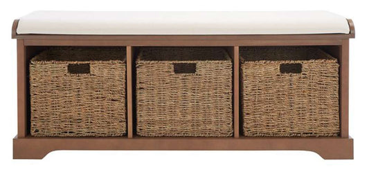 Safavieh - Lonan Storage Bench - Sepia - AMH5733B veiw 1