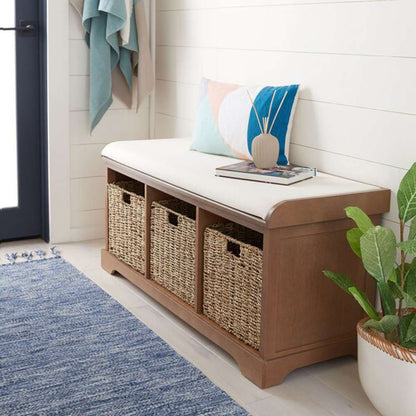 Safavieh - Lonan Storage Bench - Sepia - AMH5733B veiw 3