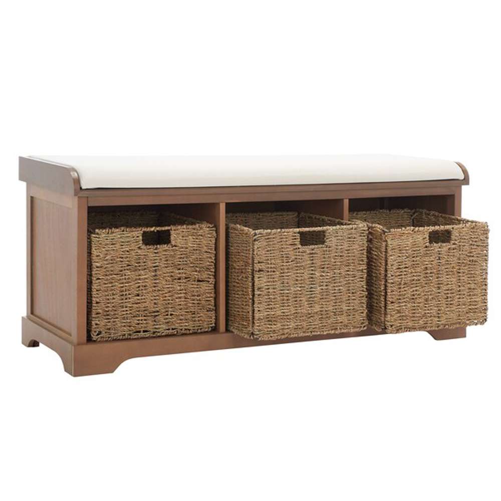 Safavieh - Lonan Storage Bench - Sepia - AMH5733B veiw 4