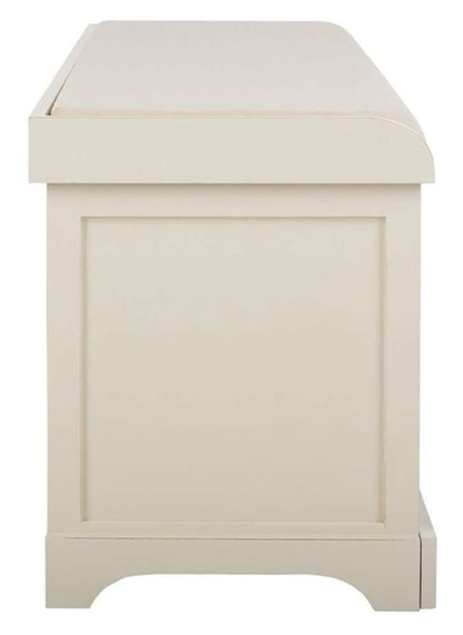 Safavieh - Lonan Storage Bench - White - AMH5733C veiw 4