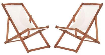Safavieh - Loren Sling Chair - Natural - Beige  (Set of 2) - PAT7040E-SET2 veiw 2