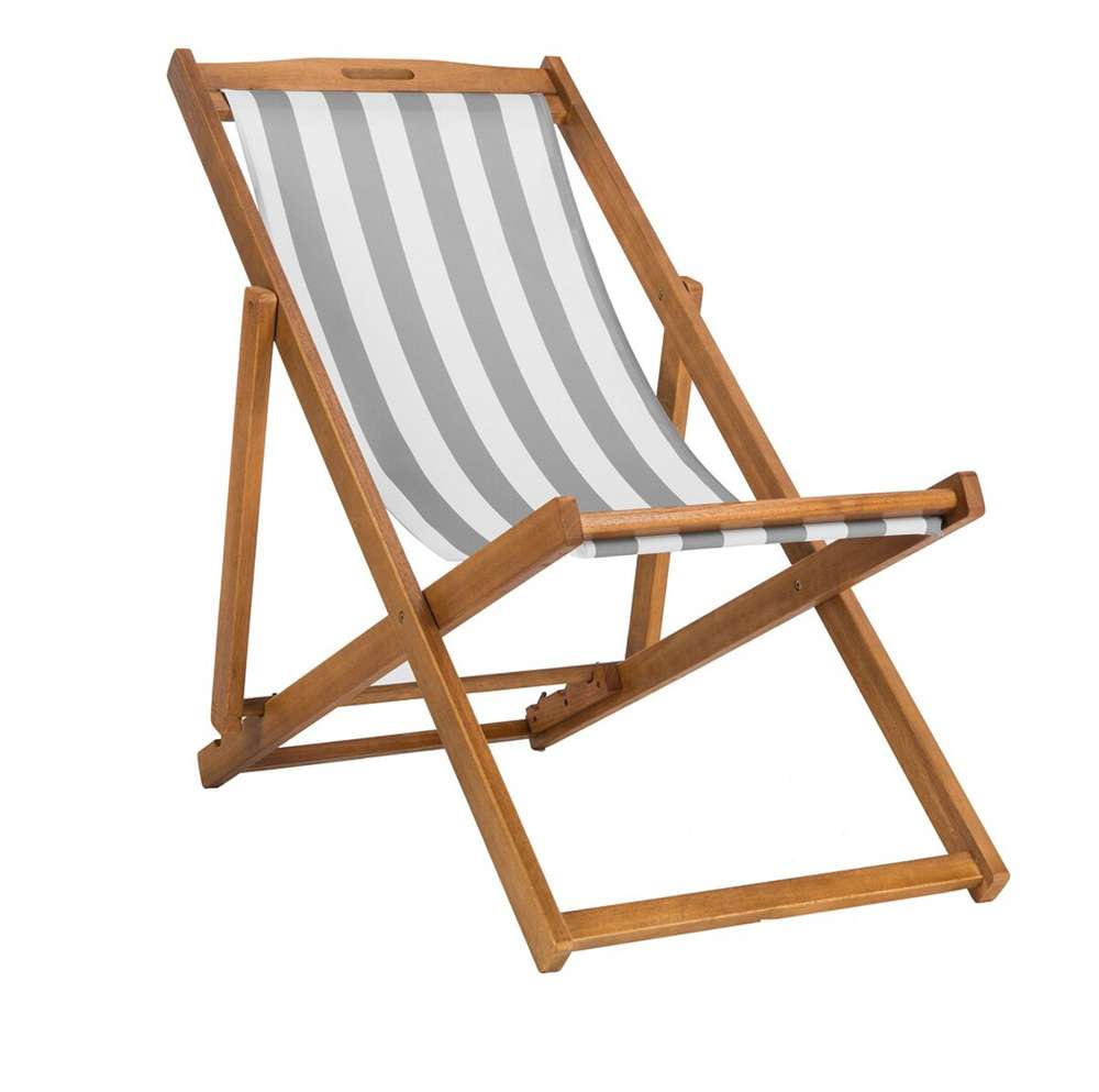 Safavieh - Loren Sling Chair - Natural - Grey Stripe  (Set of 2) - PAT7040B-SET2 veiw 1