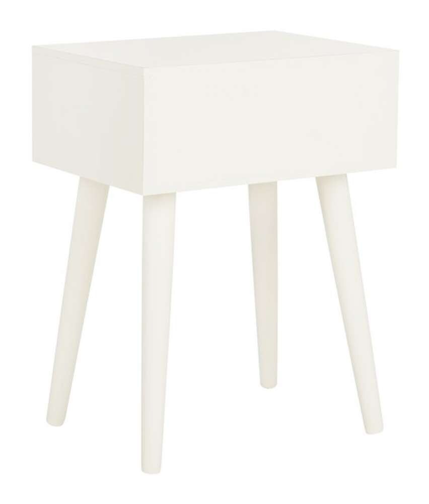 Safavieh - Lyle One Drawer Side Table - Antique - White - ACC5702A veiw 1