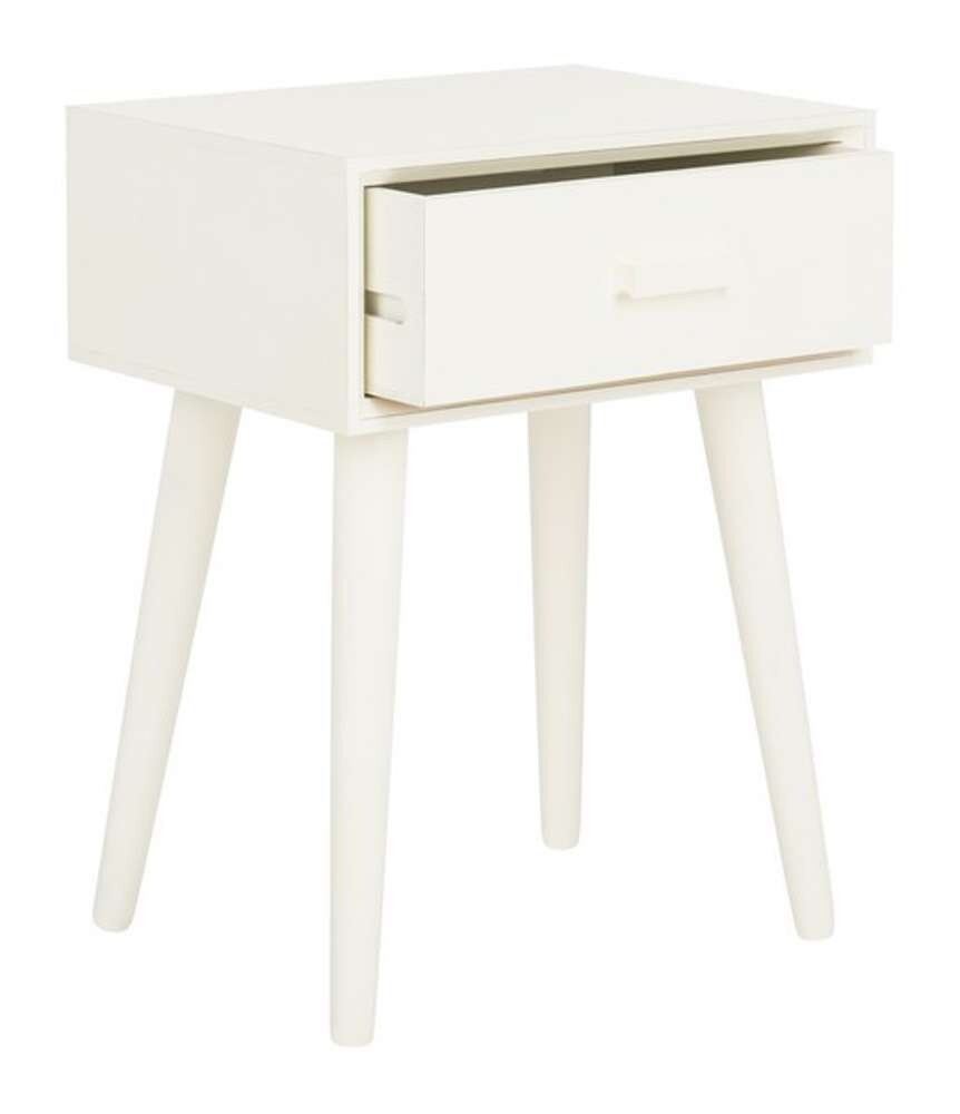 Safavieh - Lyle One Drawer Side Table - Antique - White - ACC5702A veiw 4
