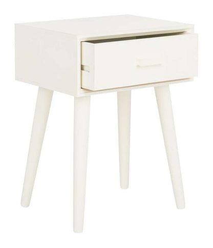 Safavieh - Lyle One Drawer Side Table - Antique - White - ACC5702A veiw 4