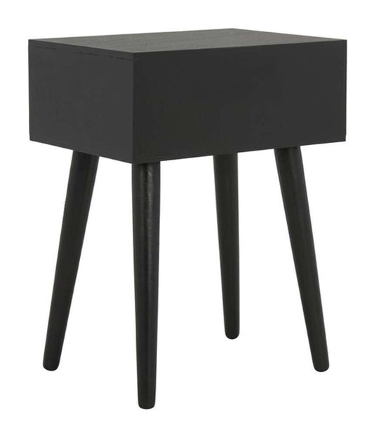 Safavieh - Lyle One Drawer Side Table - Black - ACC5702D veiw 1