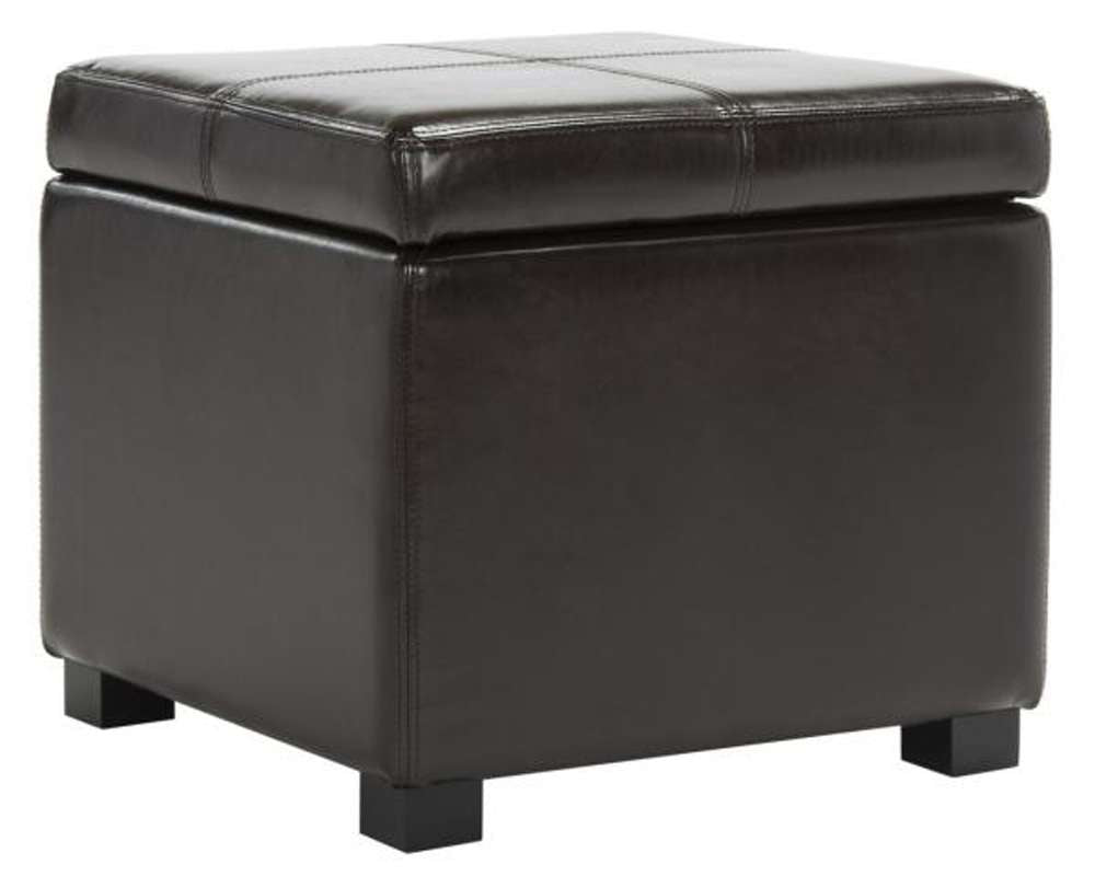 Safavieh - Madison Sq Ottoman - Brown - HUD8228A veiw 3