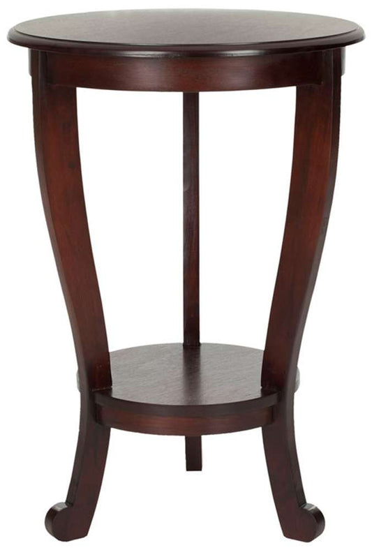 Safavieh - Mary Pedestal Table - Dark Cherry - AMH5711D veiw 1