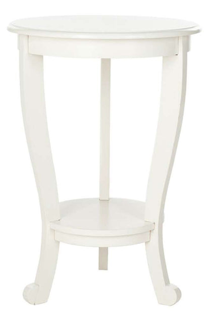 Safavieh - Mary Pedestal Table - Distressed Cream  - AMH5711C veiw 1