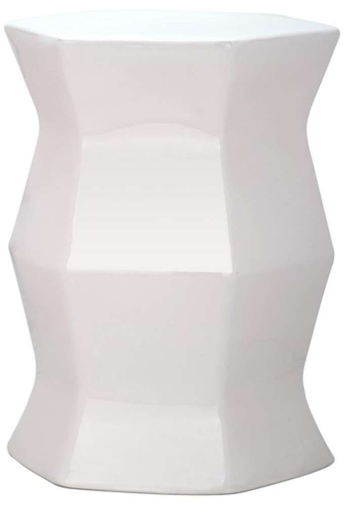 Safavieh - Modern Hexagon Garden Stool - Creme - ACS4542B veiw 1