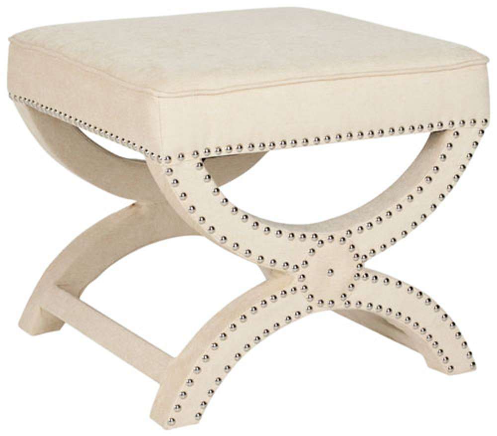 Safavieh - Mystic Ottoman - Cream - MCR4645A veiw 2