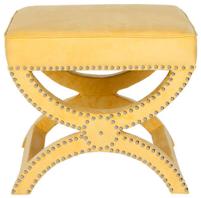 Safavieh - Mystic Ottoman - Yellow - MCR4645C veiw 1