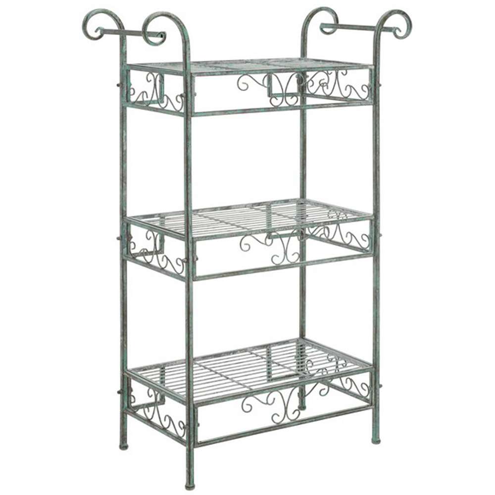 Safavieh - Noreen 3 Tier Shelf - Antique Dark Green  - PAT5006D veiw 3
