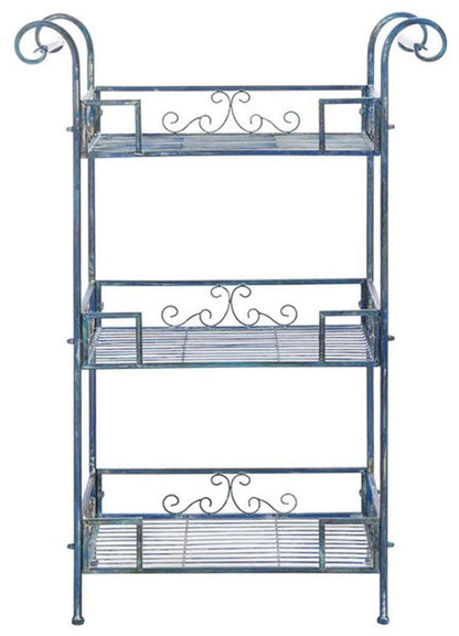 Safavieh - Noreen 3 Tier Shelf - Mossy Blue  - PAT5006C veiw 1