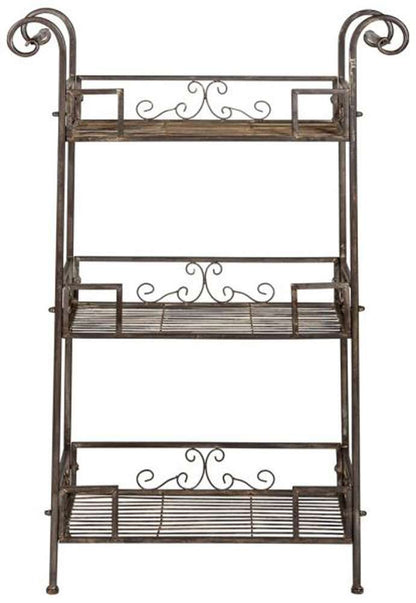 Safavieh - Noreen 3 Tier Shelf - Rustic Brown - PAT5006B veiw 1