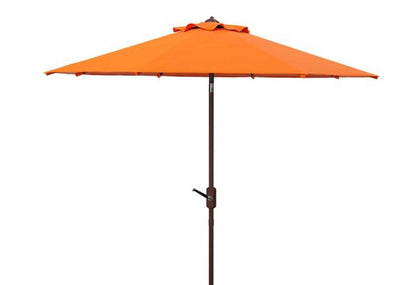 Safavieh - Ortega 9 Ft Crank Umbrella - Orange - PAT8001O veiw 1