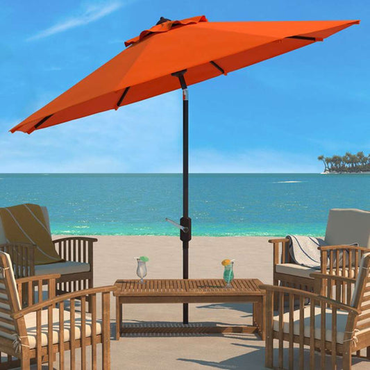 Safavieh - Ortega 9 Ft Crank Umbrella - Orange - PAT8001O veiw 2