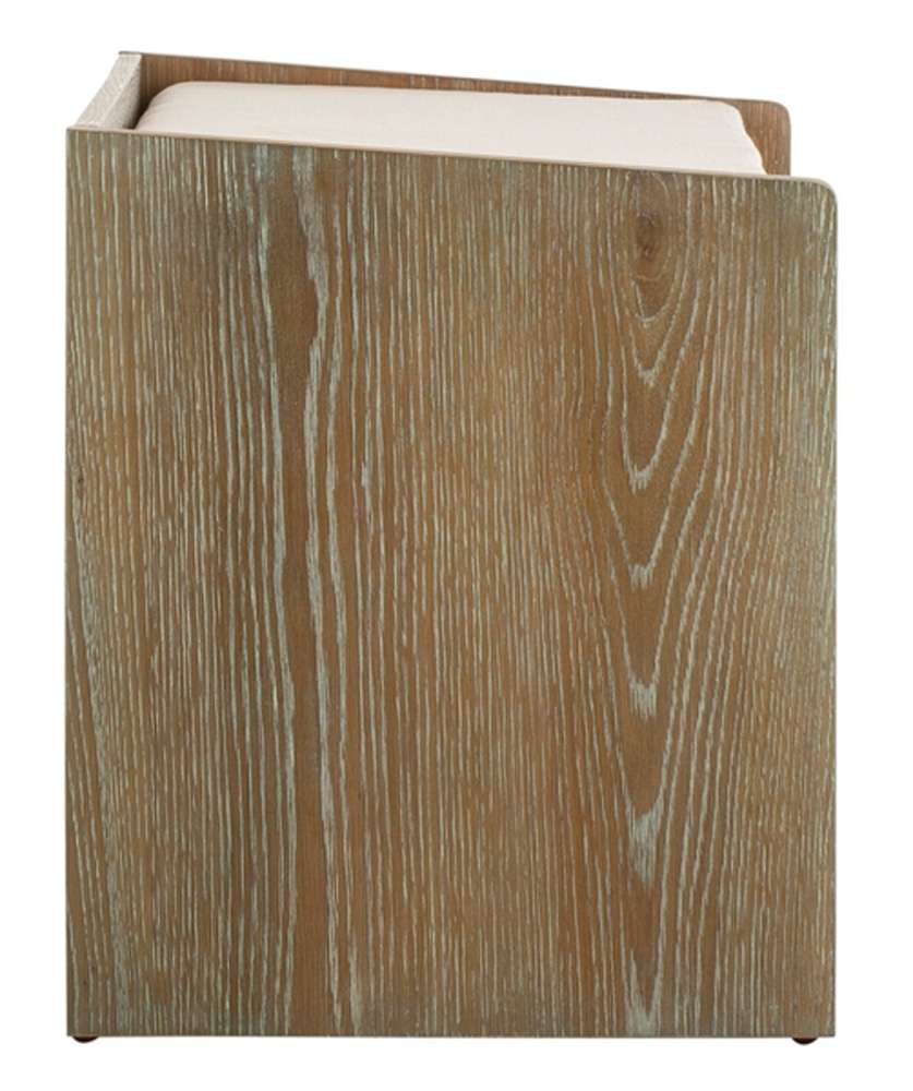 Safavieh - Percy Storage Bench - Rustic Oak - Beige - BCH6400A veiw 4