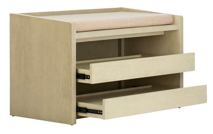 Safavieh - Percy Storage Bench - White Washed - Beige - BCH6400B veiw 3