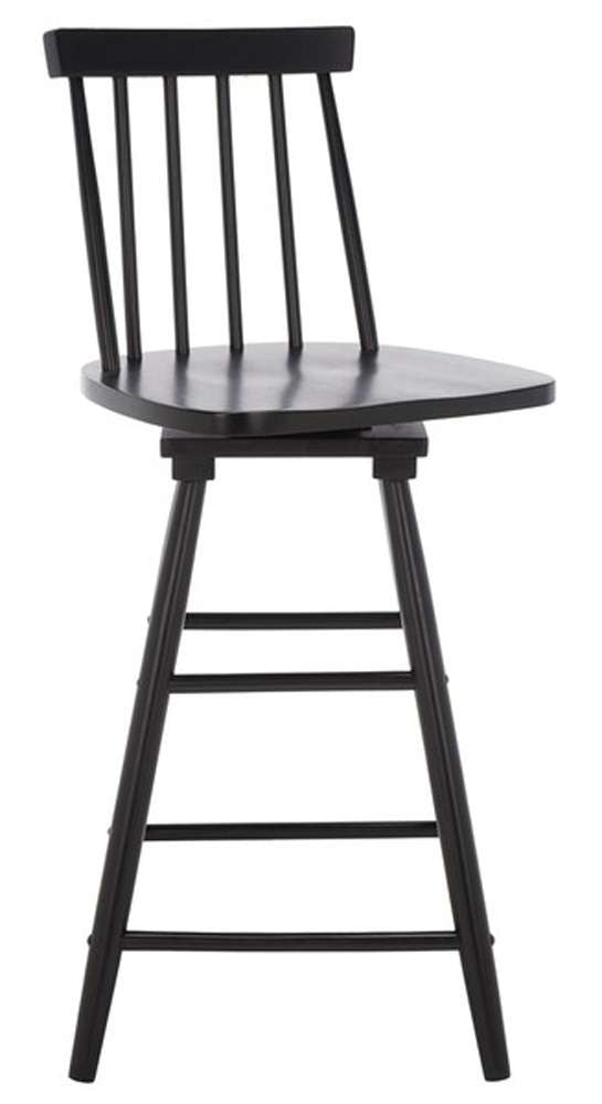 Safavieh - Quai Swivel Counter Stool - Black - BST1404A veiw 3