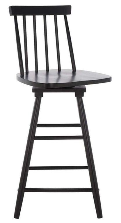 Safavieh - Quai Swivel Counter Stool - Black - BST1404A veiw 3