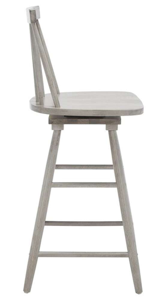 Safavieh - Quai Swivel Counter Stool - Grey - BST1404B veiw 4