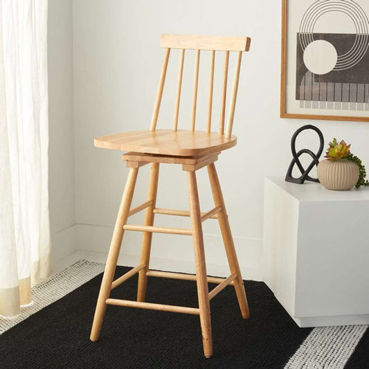 Safavieh - Quai Swivel Counter Stool - Natural - BST1404D veiw 2