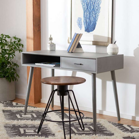 Safavieh - Remy 1 Drawer Writing  Desk - Distressed Grey - DSK5700D veiw 2