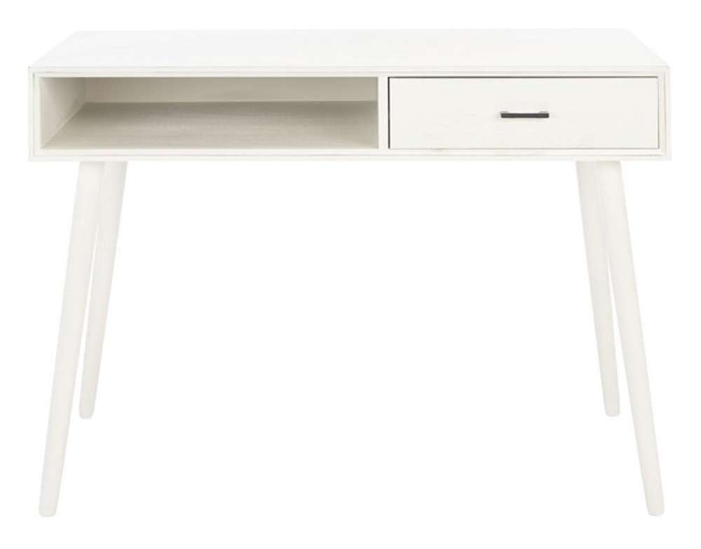 Safavieh - Remy 1 Drawer Writing  Desk - Distressed White  - DSK5700A veiw 1